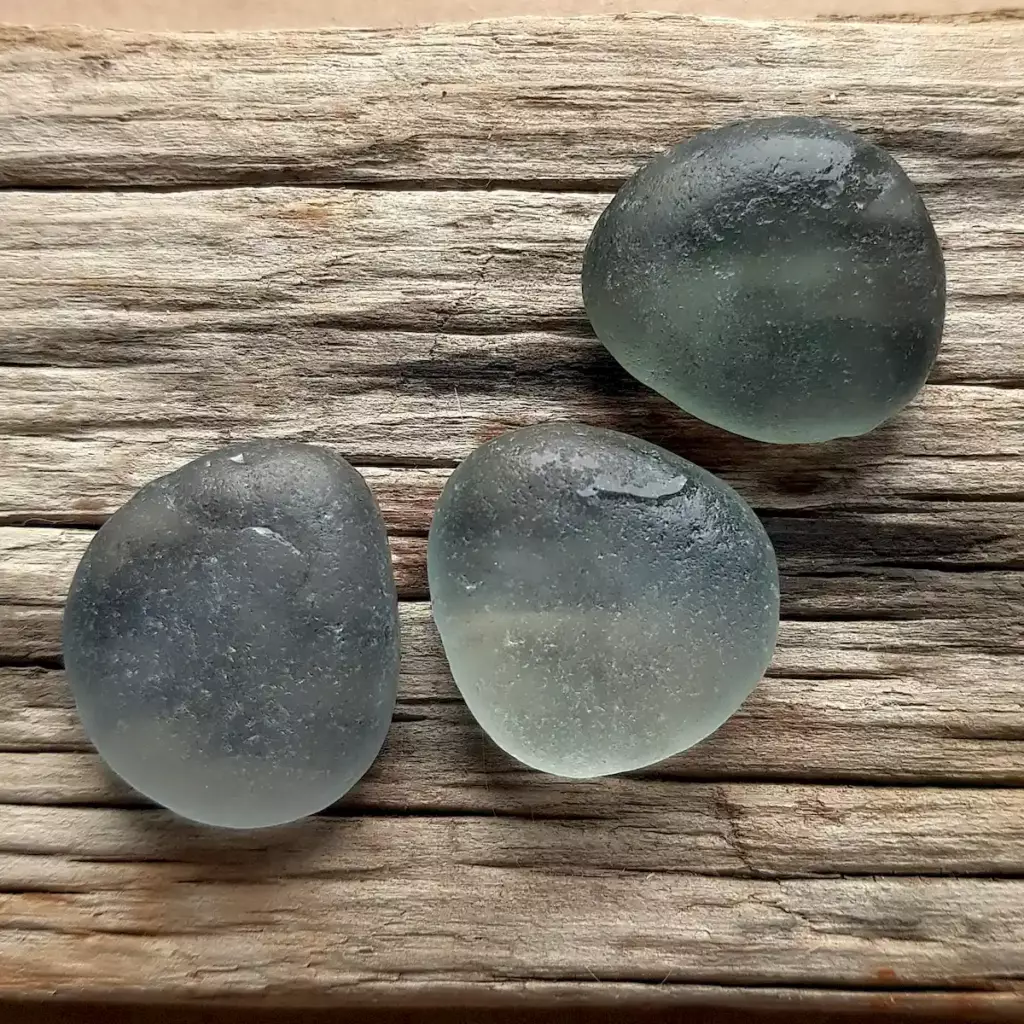 Gorgeous Gray Sea Glass for collectors and jewelry - Japan Sea glass