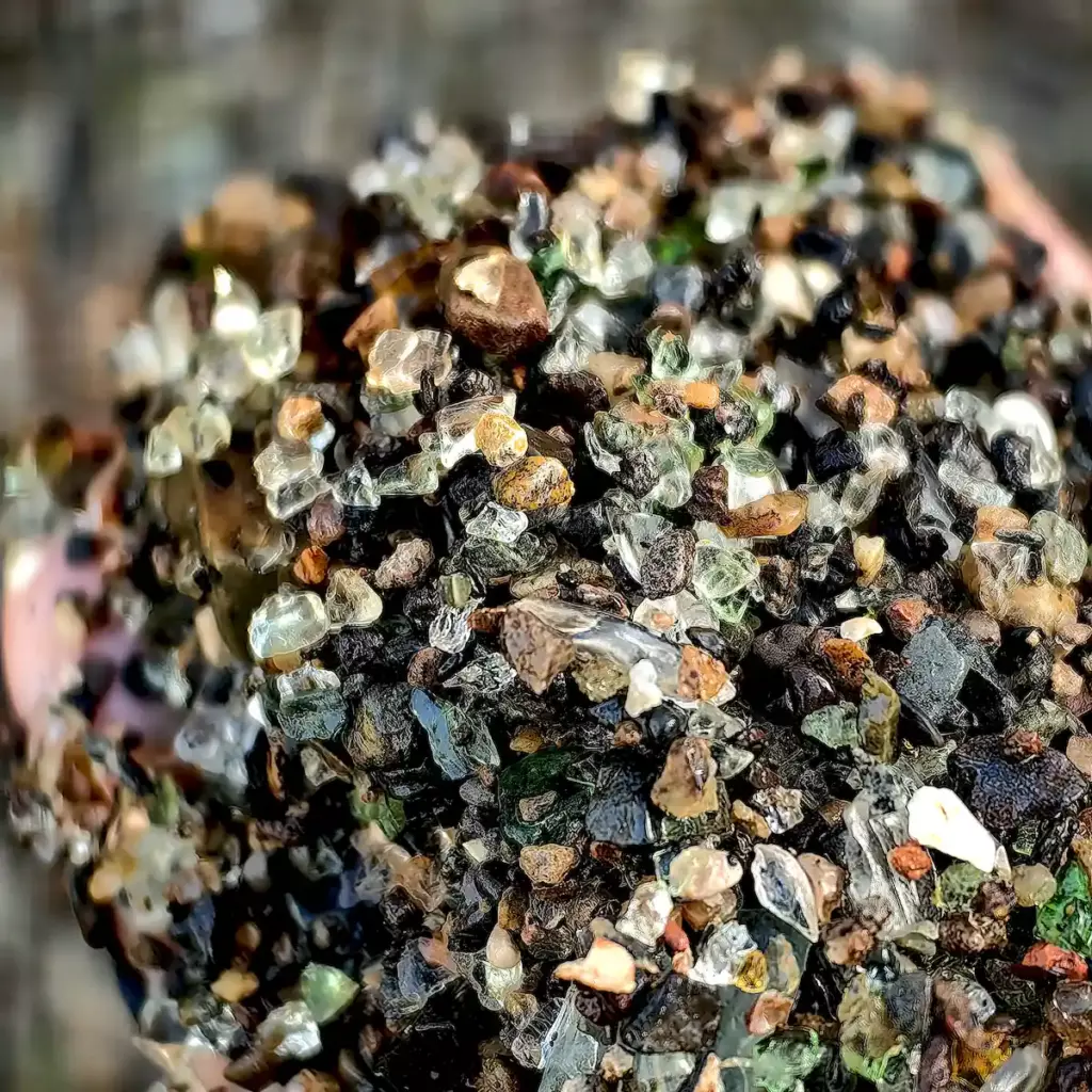 Sand on the Russian Glass Beach