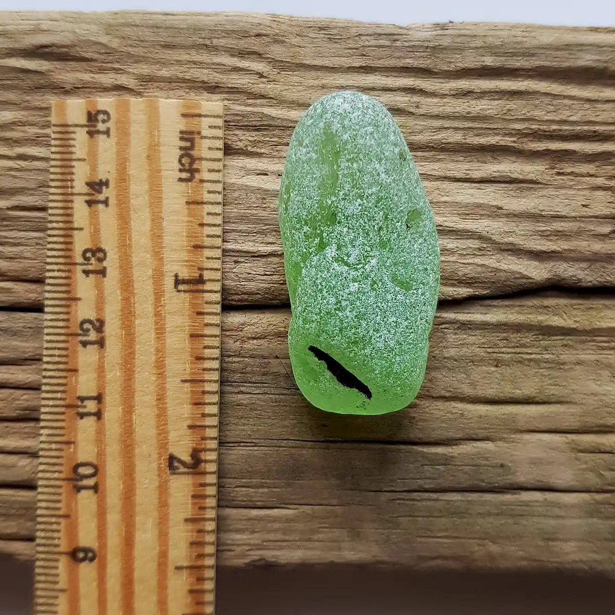 Lime Green Sea Glass