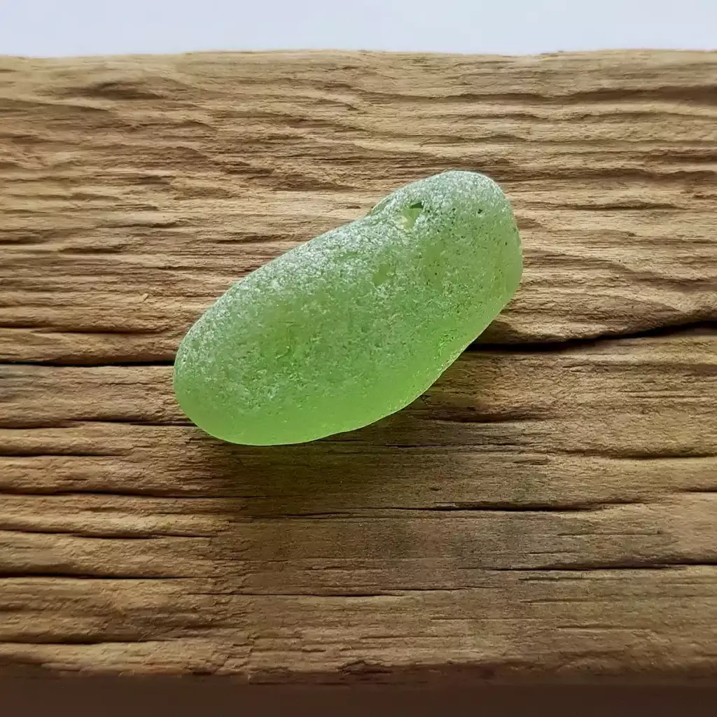 Large Lime Green Bonfire Glass