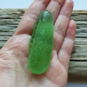 Extra Large Green Sea Glass