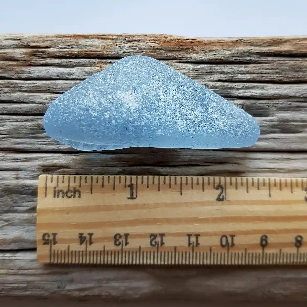 Extra Large Cornflower Blue Sea Glass