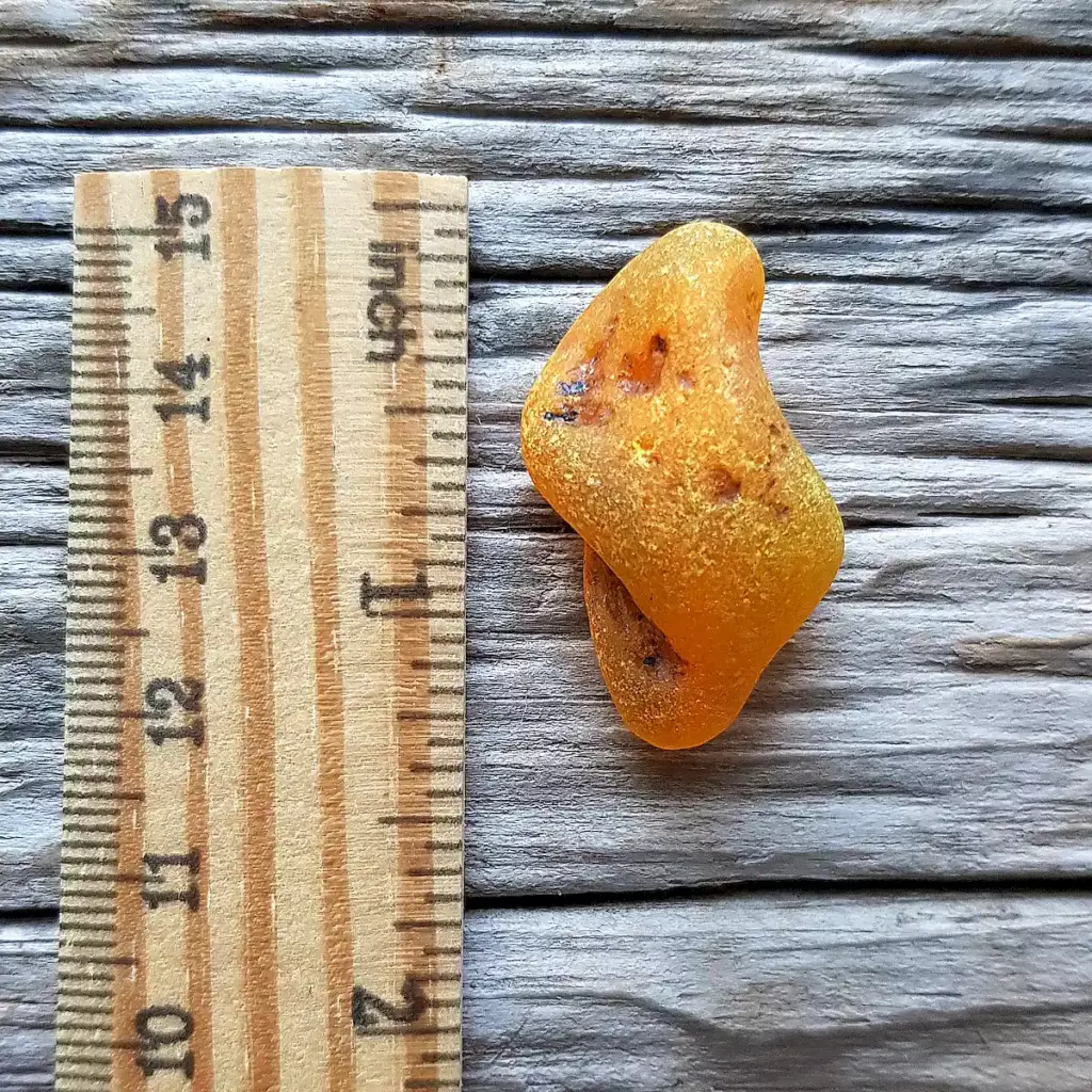 Bright Yellow Sea Glass