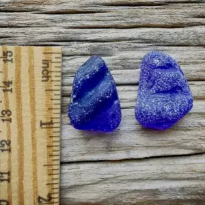 frosty cobalt blue fragments of Ship Bow Lantern