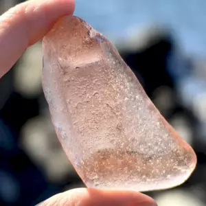 Genuine Extra Large Pink Sea Glass (Depression glass) - Japan Sea glass