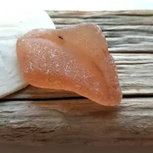 Selenium Peach sea Glass