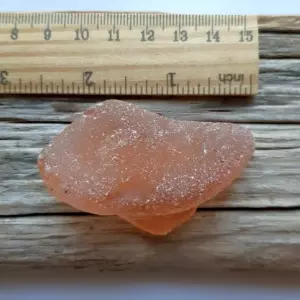 Peach sea Glass