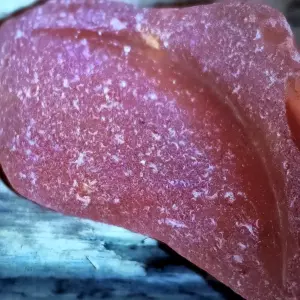 Vivid 365nm Fluorescence of Authentic Pink Sea Glass